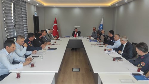 Kaymakamımız İhsan KARA'nın Başkanlığında Afet Koordinasyon Toplantısı Yapıldı
